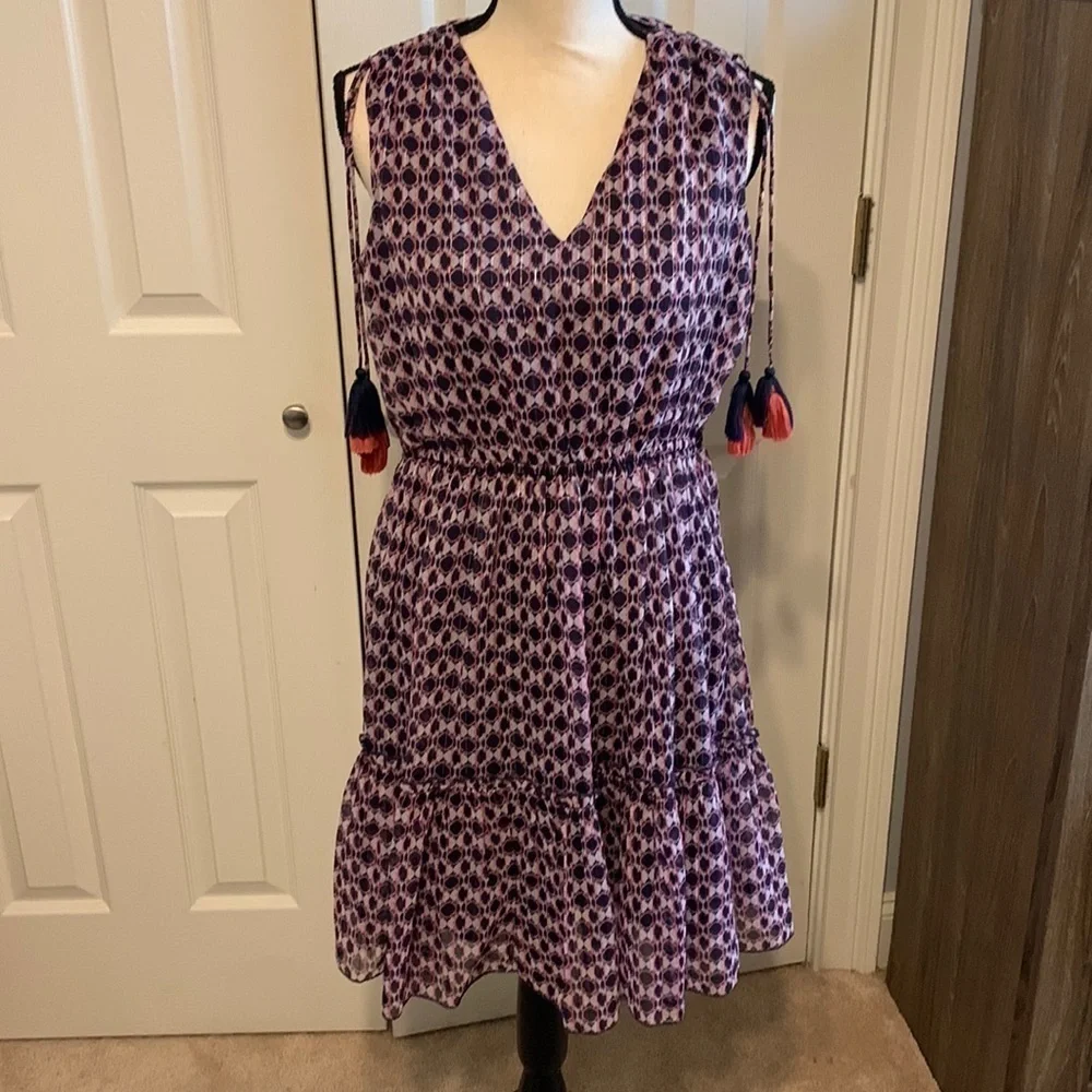 Vince Camuto Women’s Tassle Tie Dress
